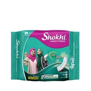 Shokhi Sanitary Napkin Panty 15pcs Pads